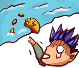 Funny forest sticker #2618543