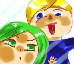 Funny forest sticker #2618552