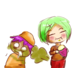 Funny forest sticker #2618561