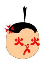 Moji-kun henohenomoheji sticker #2618690