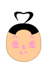 Moji-kun henohenomoheji sticker #2618695