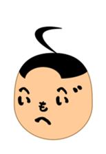 Moji-kun henohenomoheji sticker #2618697