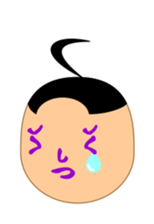 Moji-kun henohenomoheji sticker #2618703