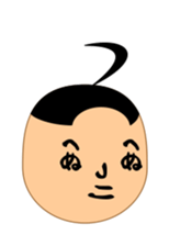 Moji-kun henohenomoheji sticker #2618705