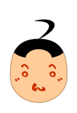 Moji-kun henohenomoheji sticker #2618710