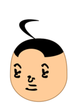 Moji-kun henohenomoheji sticker #2618712