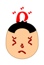 Moji-kun henohenomoheji sticker #2618725