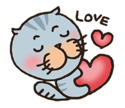 Lovely cat's MARRON sticker #2619623