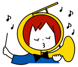 Headdress system Women sticker #2619690