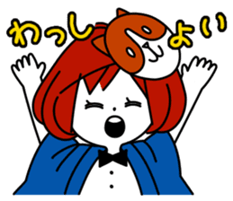 Headdress system Women sticker #2619706