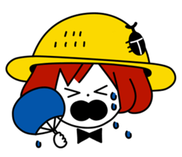 Headdress system Women sticker #2619707