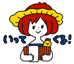 Headdress system Women sticker #2619715