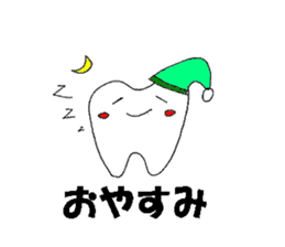 Mr.tooth hello sticker #2620086