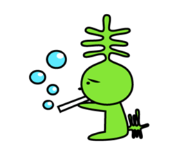 Seaweed dog sticker #2620151