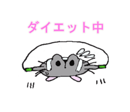 Lives of Fatty hamster sticker #2620291