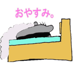 Lives of Fatty hamster sticker #2620310