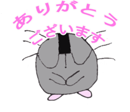 Lives of Fatty hamster sticker #2620322