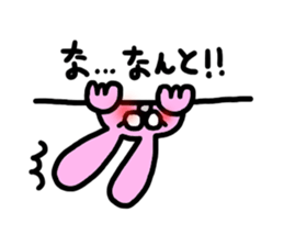 Take a peek rabbit sticker #2620331