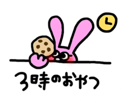 Take a peek rabbit sticker #2620340