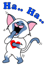 The Hearty Cat sticker #2620734