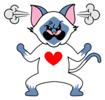 The Hearty Cat sticker #2620740