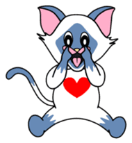 The Hearty Cat sticker #2620742