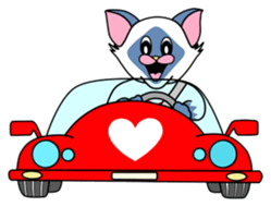 The Hearty Cat sticker #2620747
