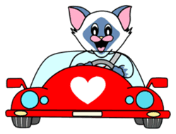 The Hearty Cat sticker #2620747