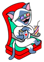 The Hearty Cat sticker #2620754