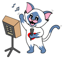 The Hearty Cat sticker #2620755