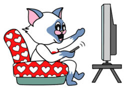 The Hearty Cat sticker #2620756