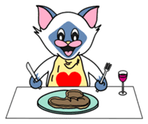 The Hearty Cat sticker #2620758