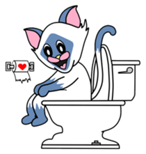 The Hearty Cat sticker #2620759