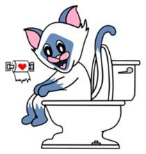 The Hearty Cat sticker #2620759