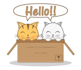 Tata & Ploy The Cat sticker #2620929