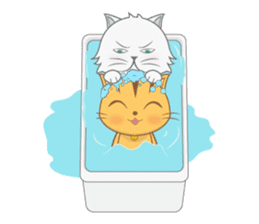 Tata & Ploy The Cat sticker #2620930