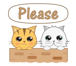 Tata & Ploy The Cat sticker #2620931