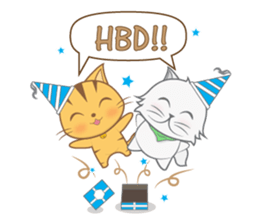 Tata & Ploy The Cat sticker #2620933