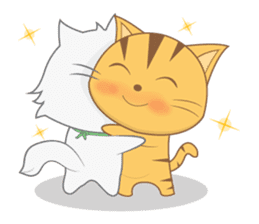 Tata & Ploy The Cat sticker #2620934