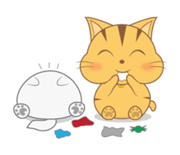 Tata & Ploy The Cat sticker #2620936