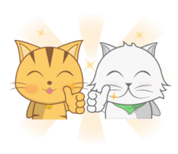 Tata & Ploy The Cat sticker #2620940