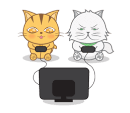 Tata & Ploy The Cat sticker #2620941