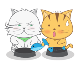 Tata & Ploy The Cat sticker #2620943