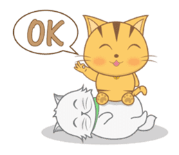 Tata & Ploy The Cat sticker #2620945