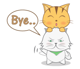Tata & Ploy The Cat sticker #2620955