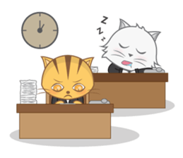 Tata & Ploy The Cat sticker #2620956
