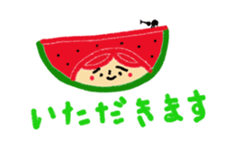 Taremayu Suzuchan vesetables & fruits sticker #2621571