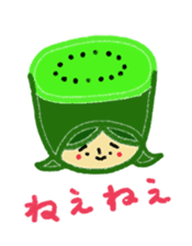 Taremayu Suzuchan vesetables & fruits sticker #2621580