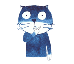 MUMU CAT & FISH sticker #2621891