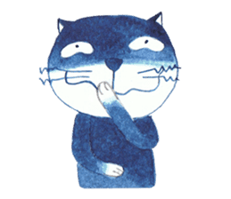 MUMU CAT & FISH sticker #2621895